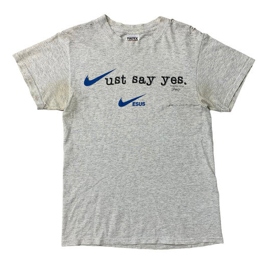 90’s ‘Just Say Yes’ Jesus Nike T-Shirt
