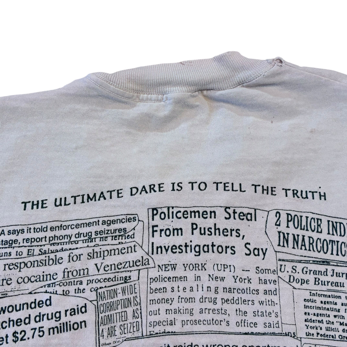 Parents against dare ￼ cut off T-shirt size large