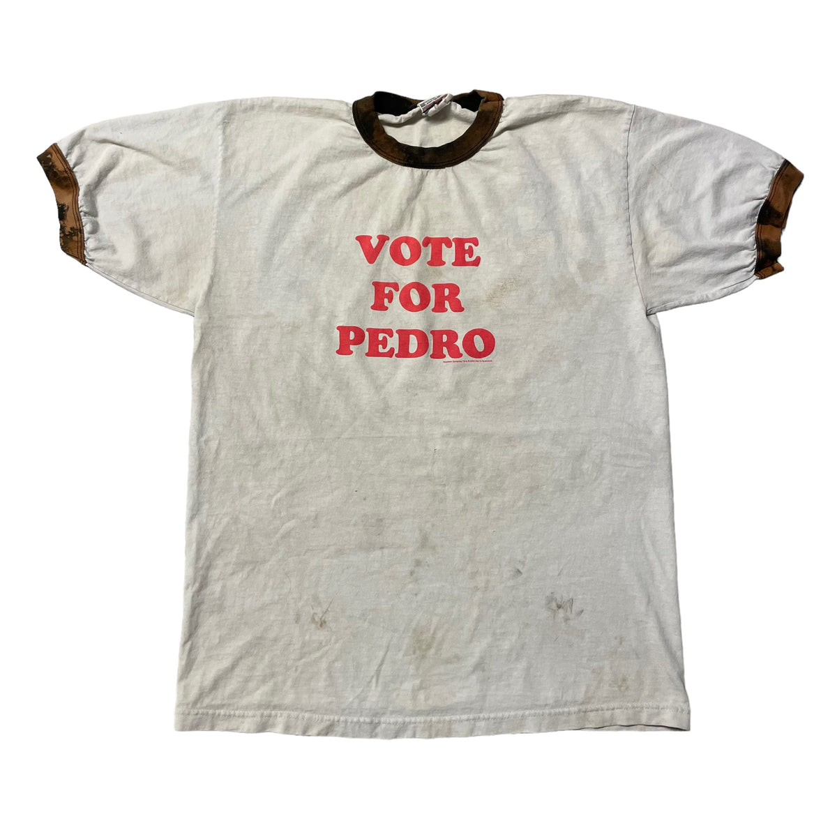 00’s ‘Vote for Pedro’ Napoleon Dynamite Movie Promo Ringer T-Shirt