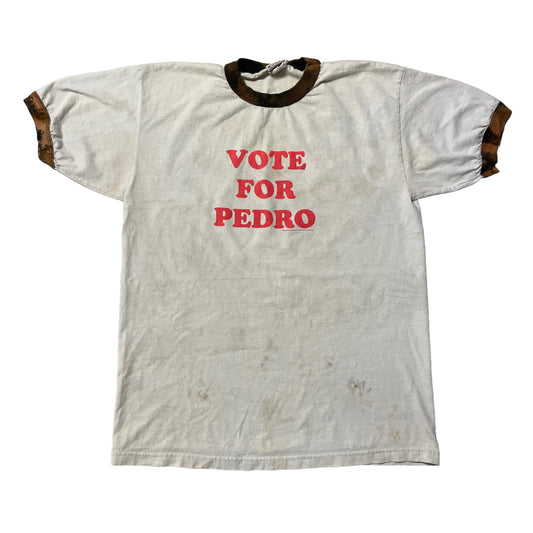 00’s ‘Vote for Pedro’ Napoleon Dynamite Movie Promo Ringer T-Shirt