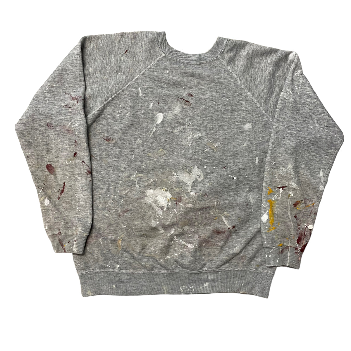 70’s/80’s Paint Splattered Grey Sweatshirt