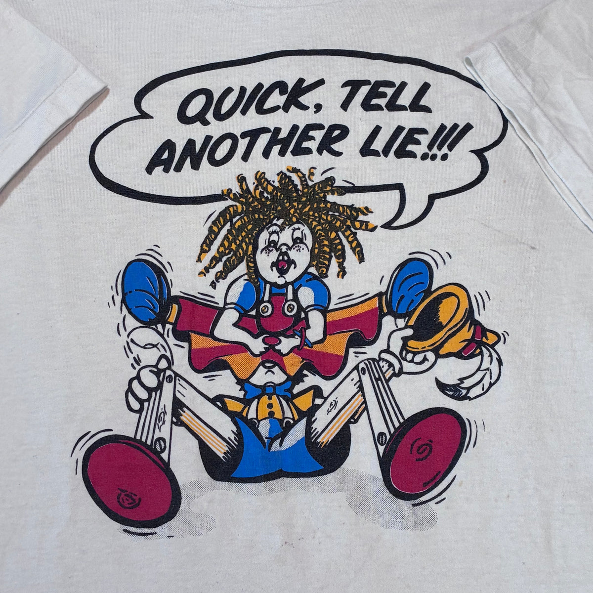 Tell me another lie Pinocchio T-shirt