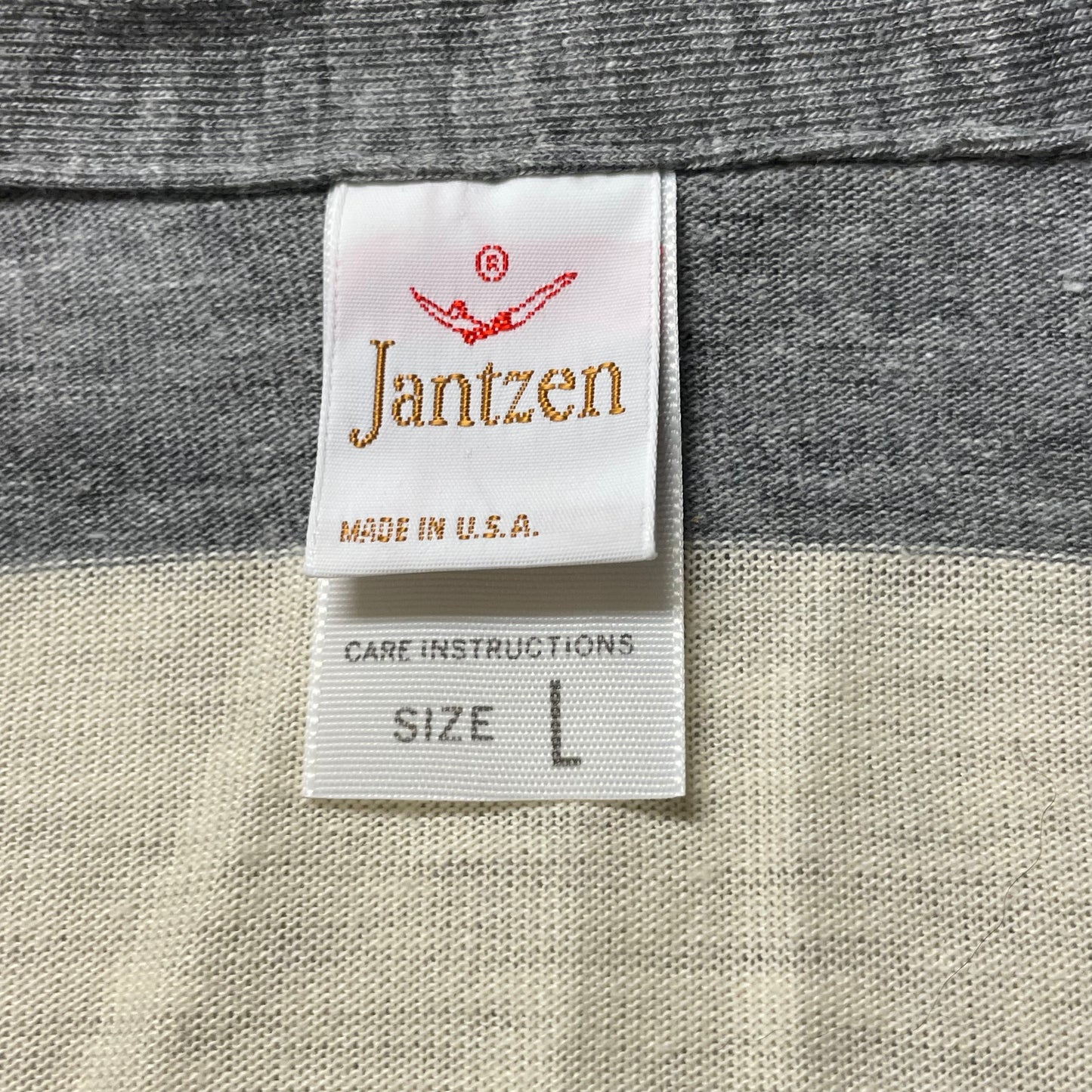 70’s Jantzen Striped Collared Pullover Shirt