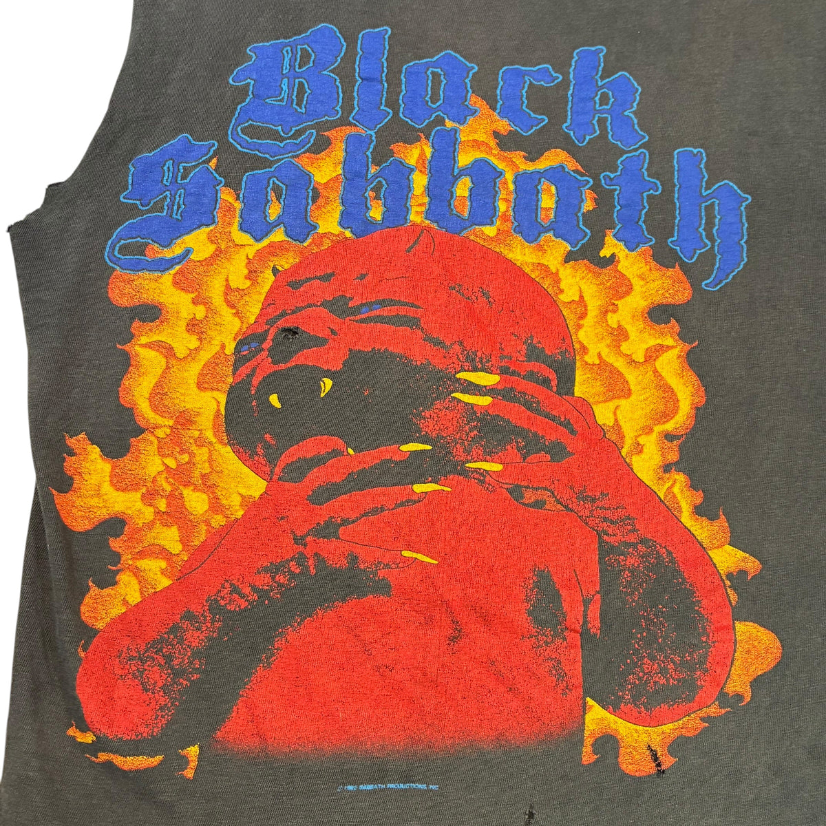 Black Sabbath Born Again cut off T-Shirt small