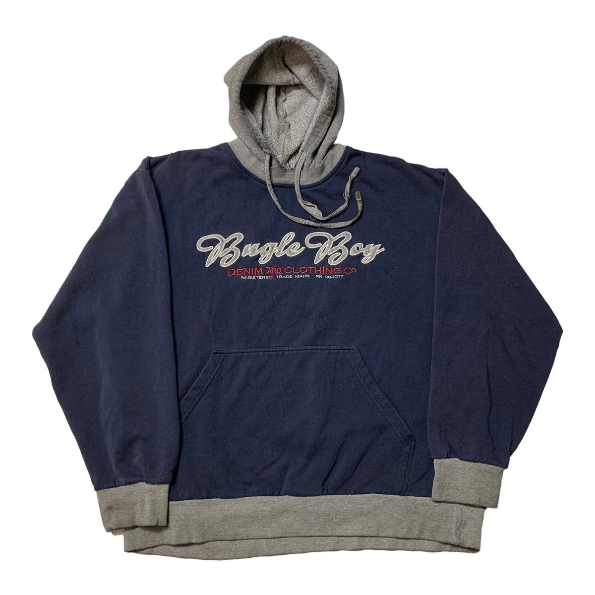 00’s Two Tone Bugle Boy Hooded Sweatshirt