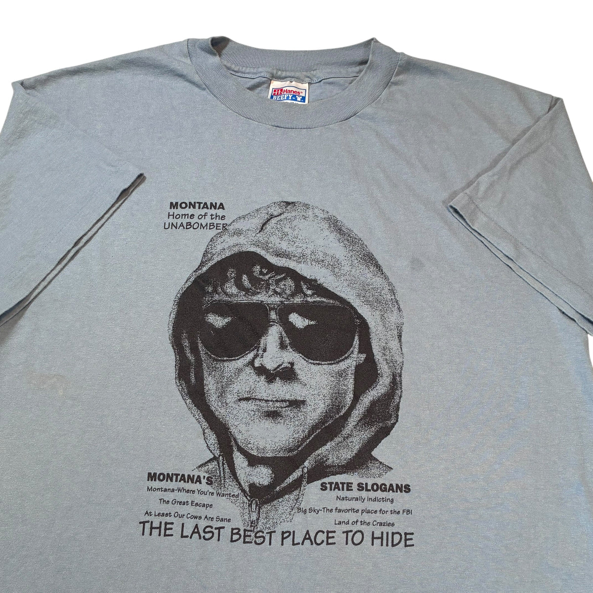 Unabomber tee size large