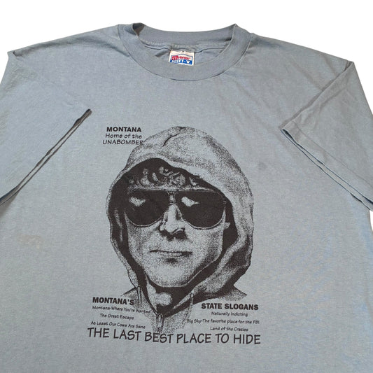 Unabomber tee size large