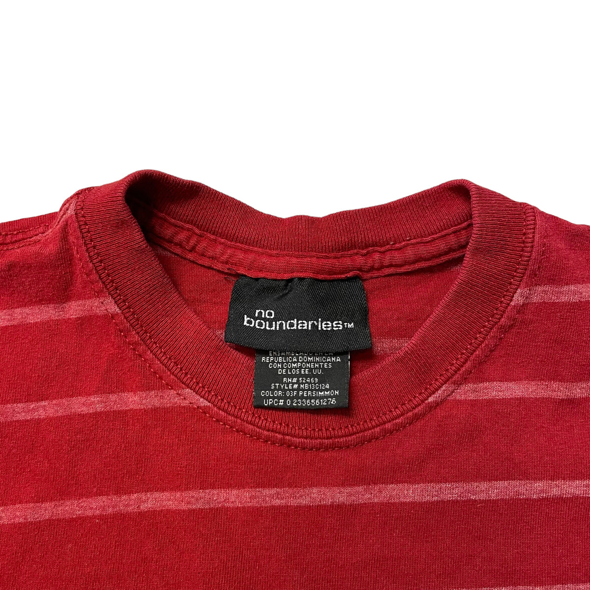 00’s No Boundaries ‘White Tiger Trading Co.’ Striped T-Shirt