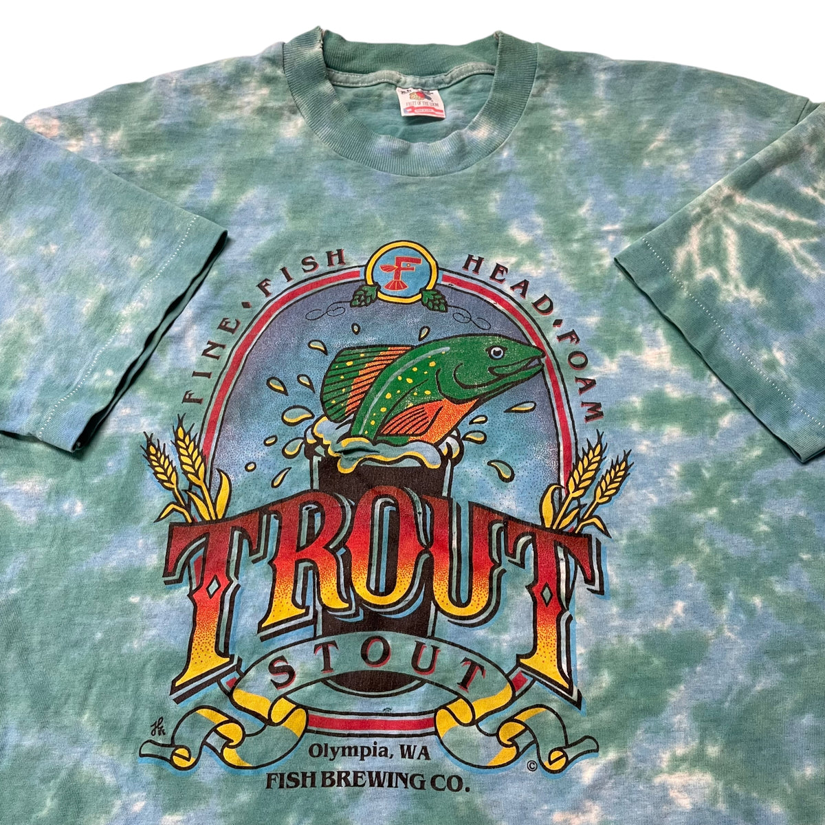 90’s Trout Stout Tie Dye T-Shirt