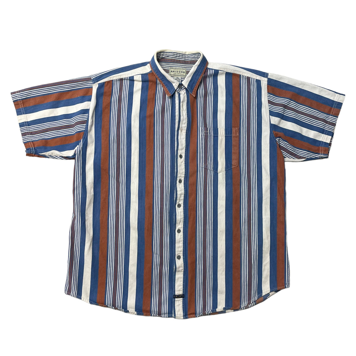 00’s Arizona Jean Co. Striped Shirt