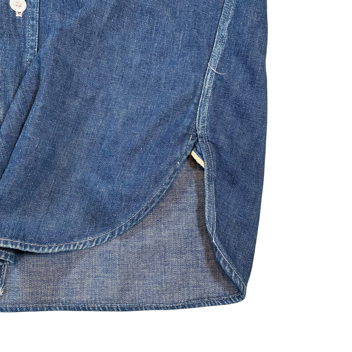 True Vintage 40’s Hercules Selvedge Denim Chambray (See Measurements)
