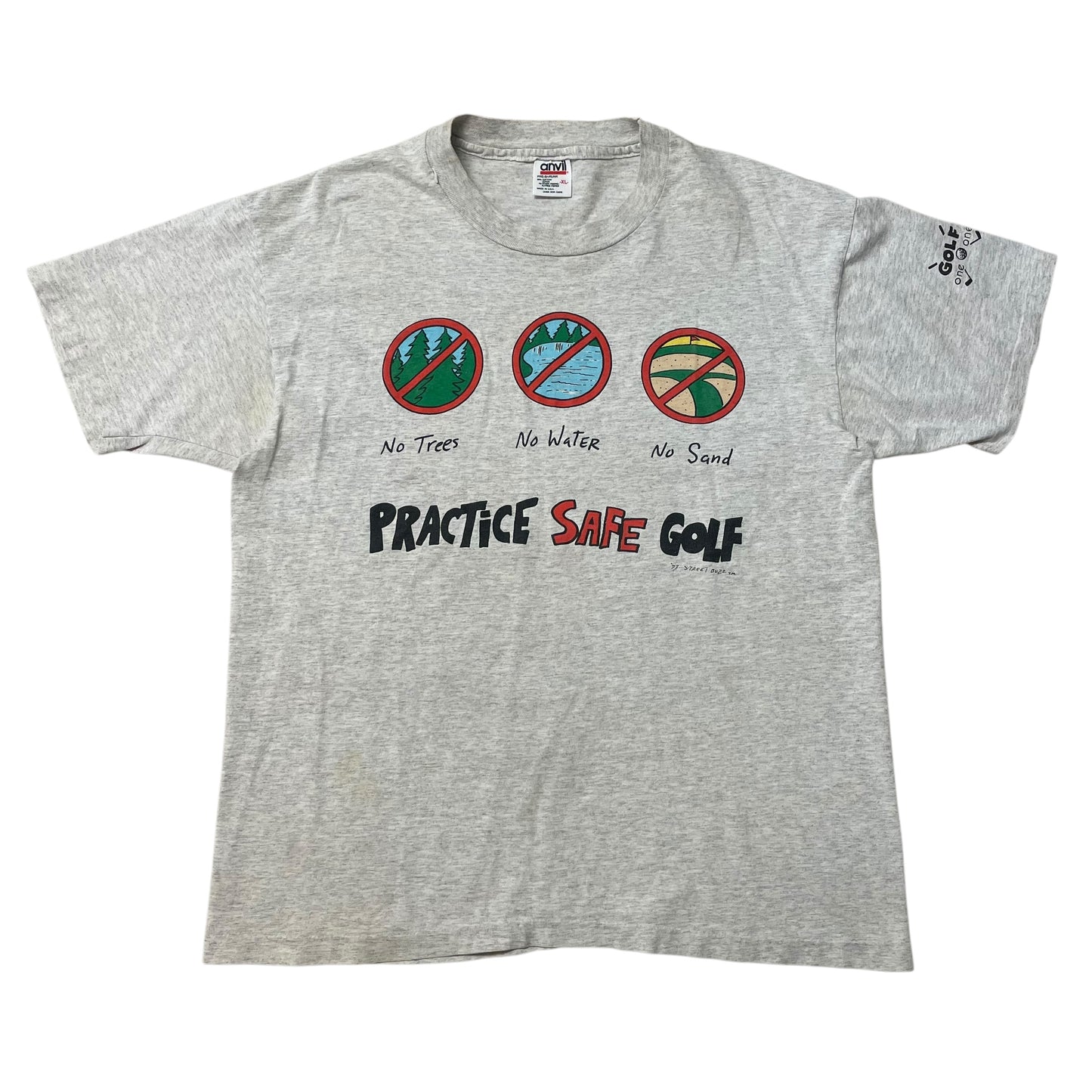 90’s ‘Practice Safe Golf’ T-Shirt