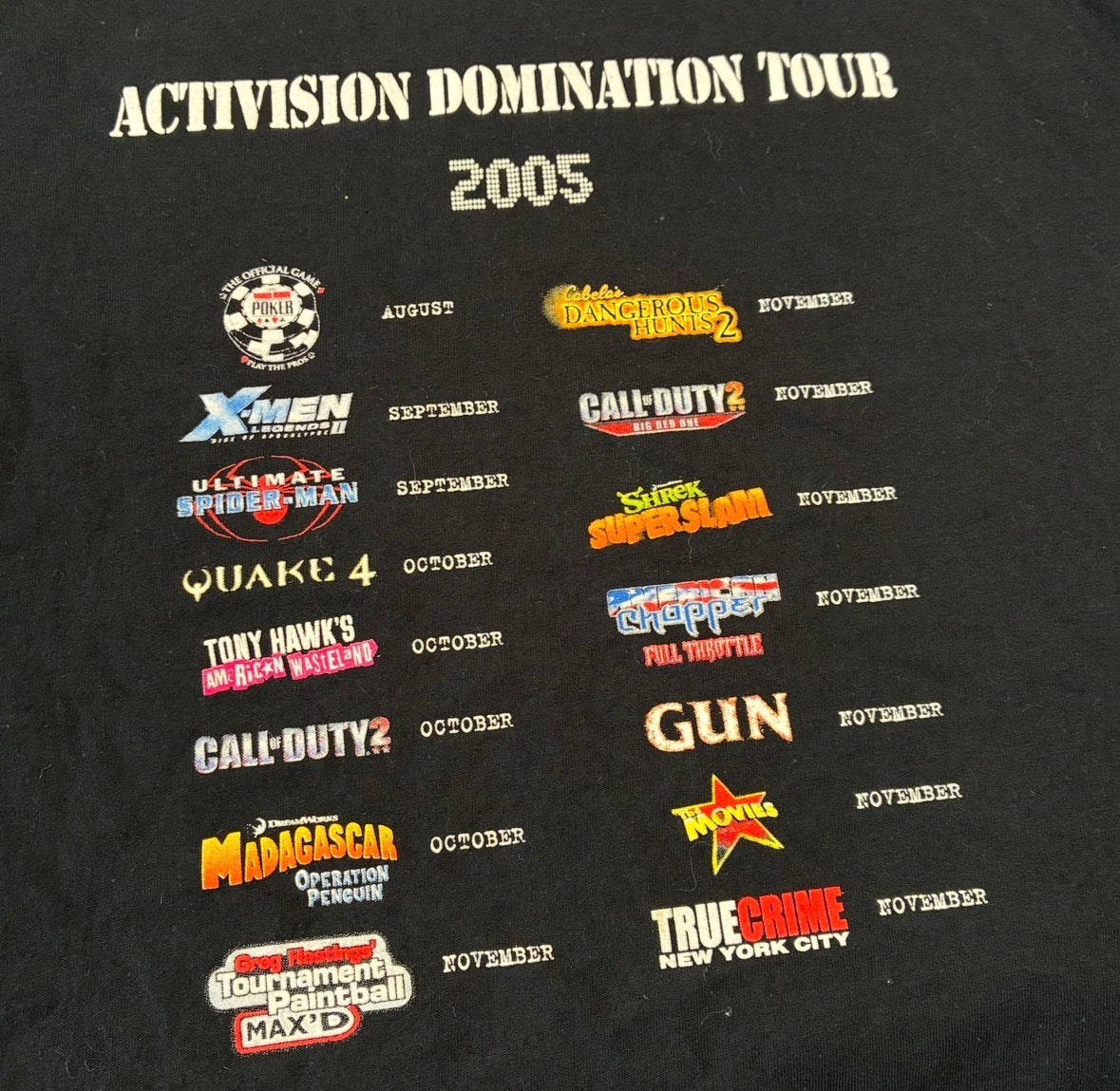 Gaming t-shirt size xl