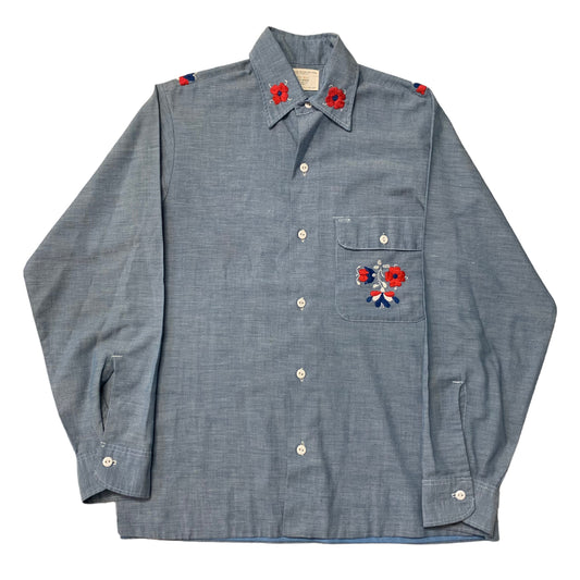 70’s Big Mac Custom Embroidered Selvedge Shirt