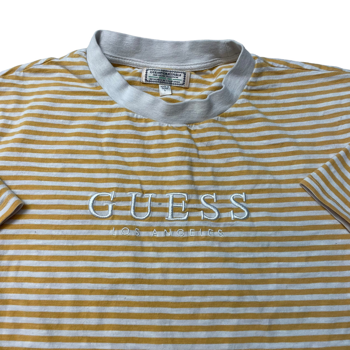 2010’s Guess Originals Embroidered Striped T-Shirt