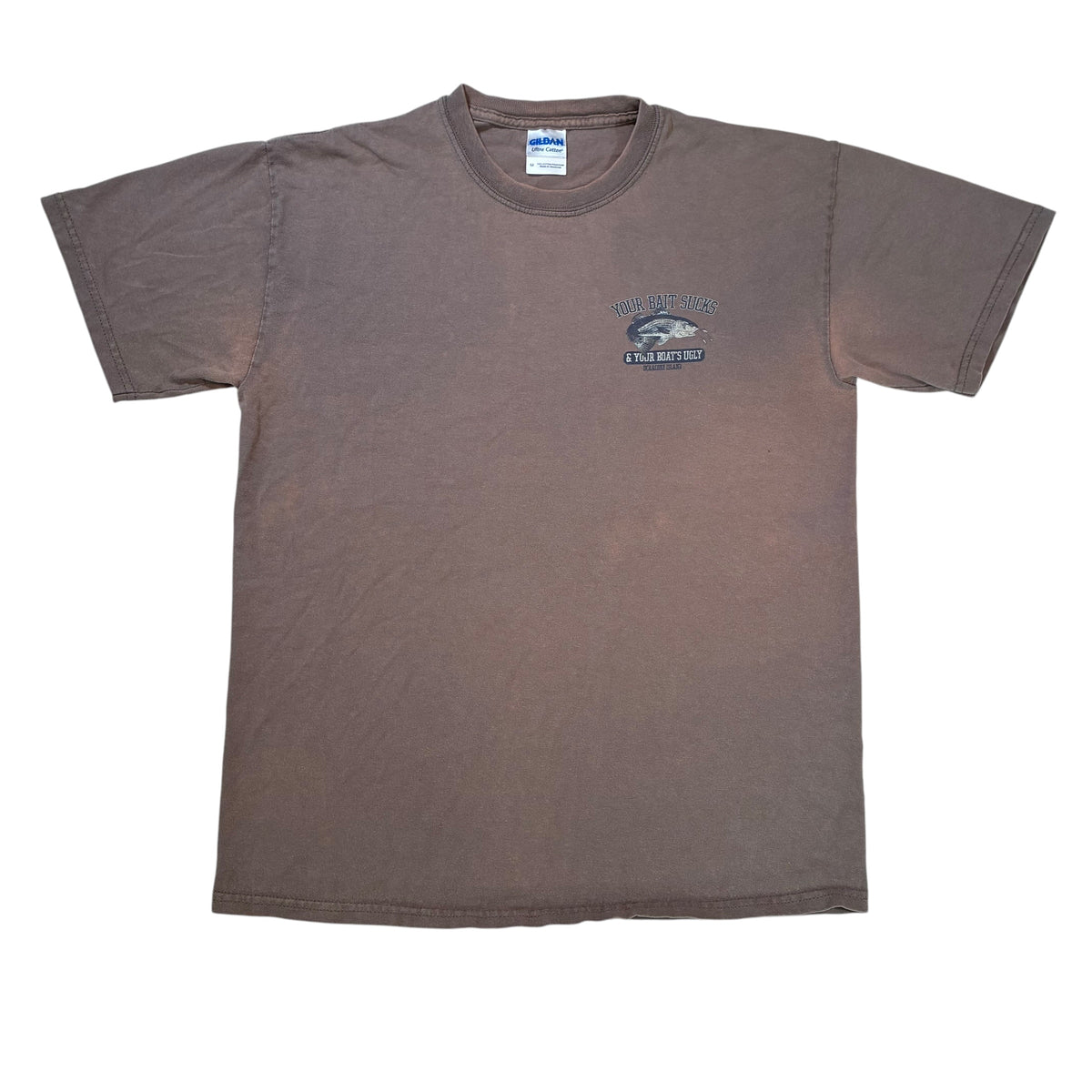 Funny fishing tee size m