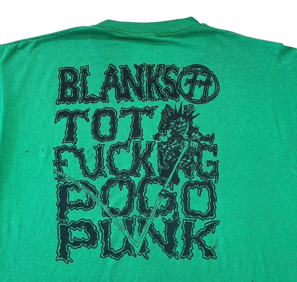 Blanks 77 Pogo Punk tee size large