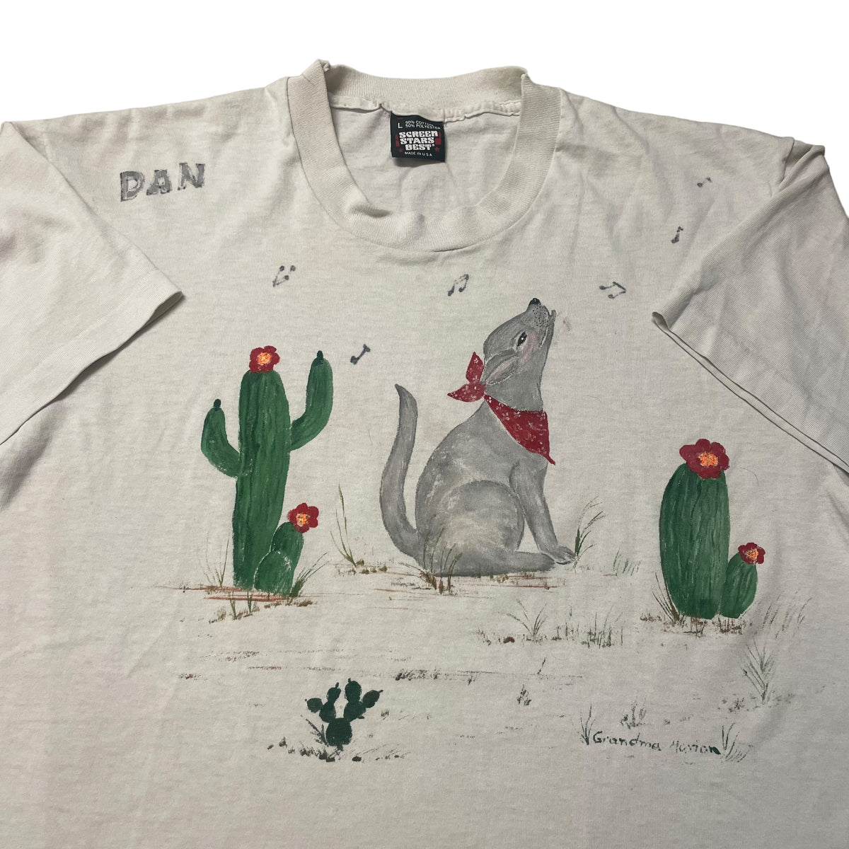 80’s Hand Painted Coyote T-Shirt