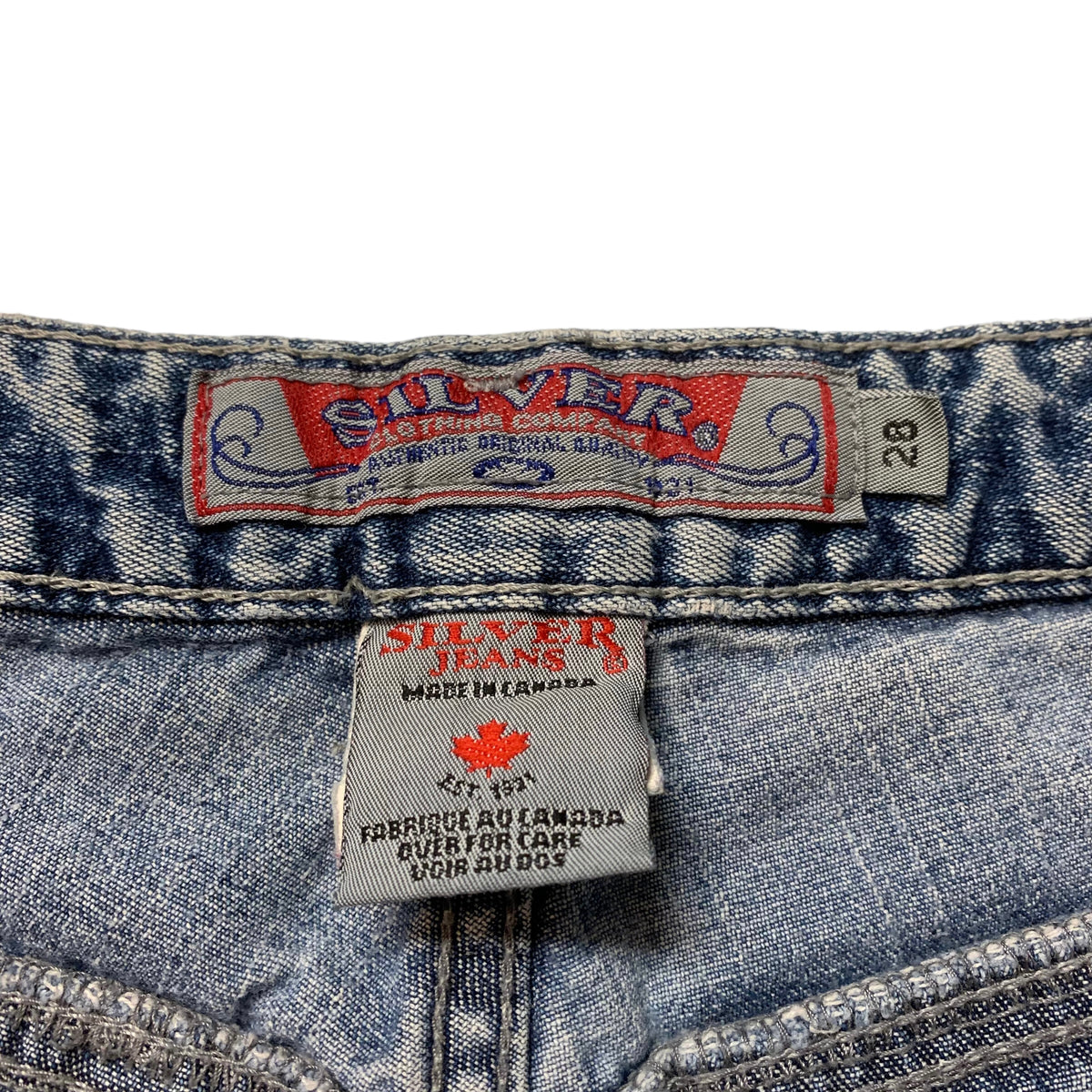 90’s/00’s Bell Bottom Silver Jeans