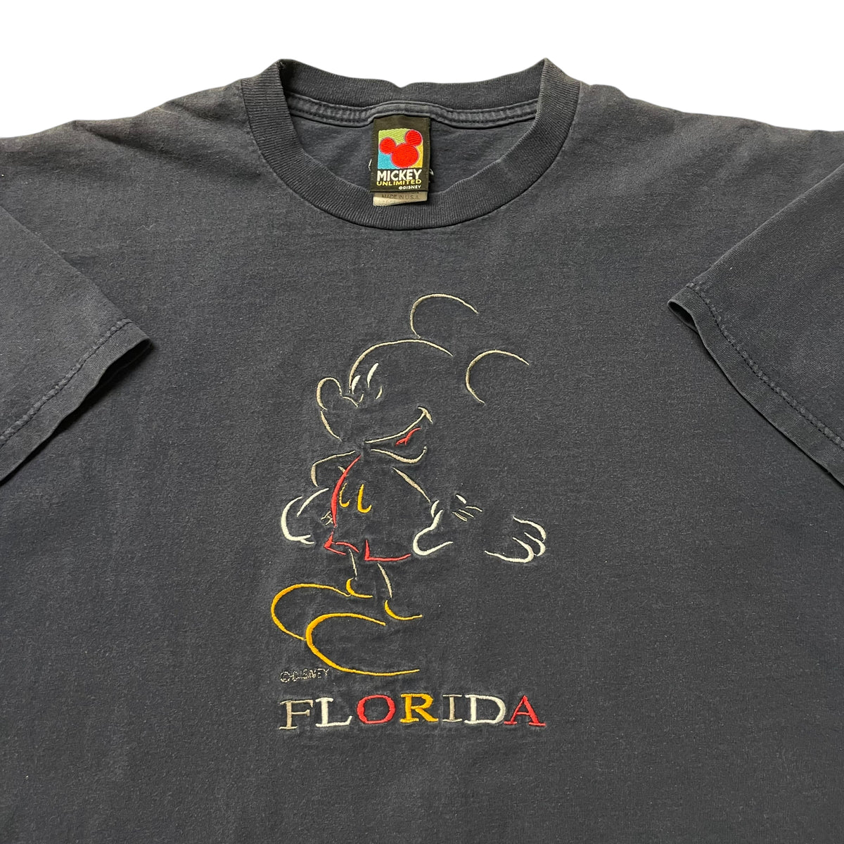 90’s Mickey Unlimited Florida Embroidered T-Shirt