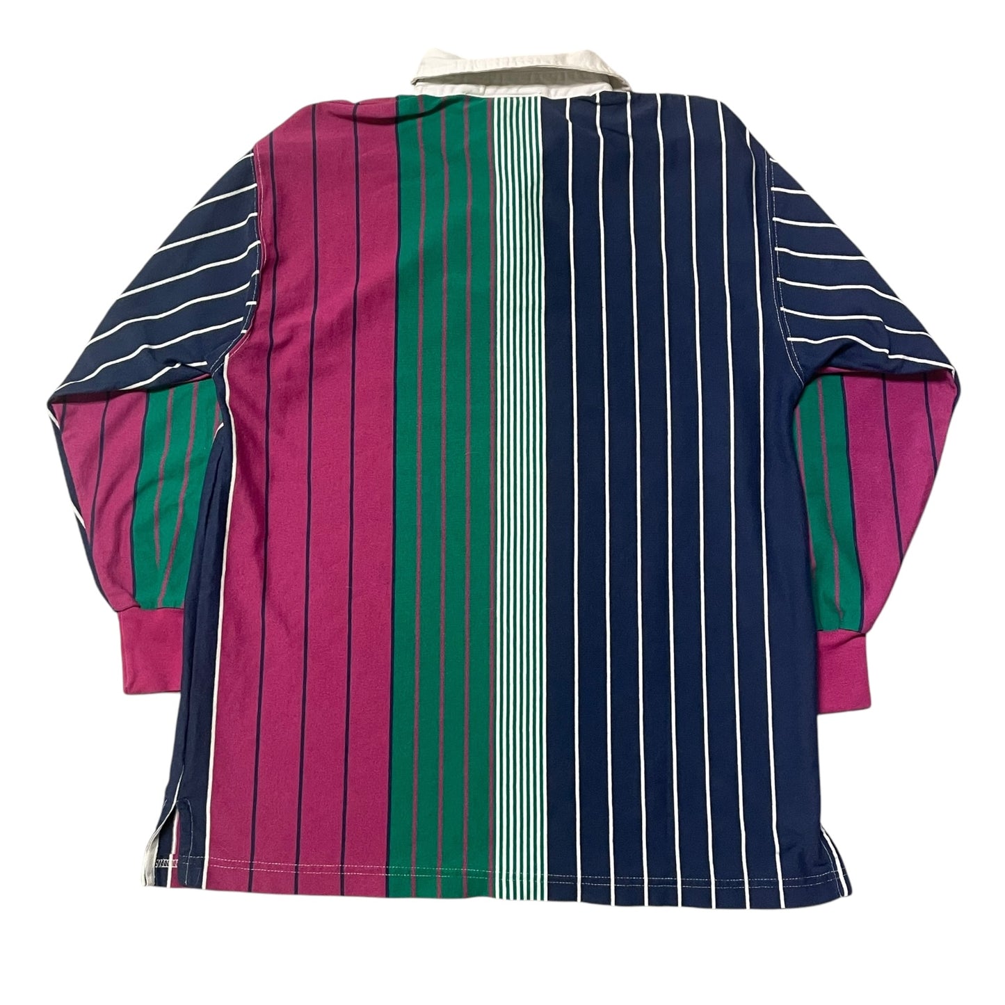 90’s Variation Sport Vertical Stripe Rugby Shirt