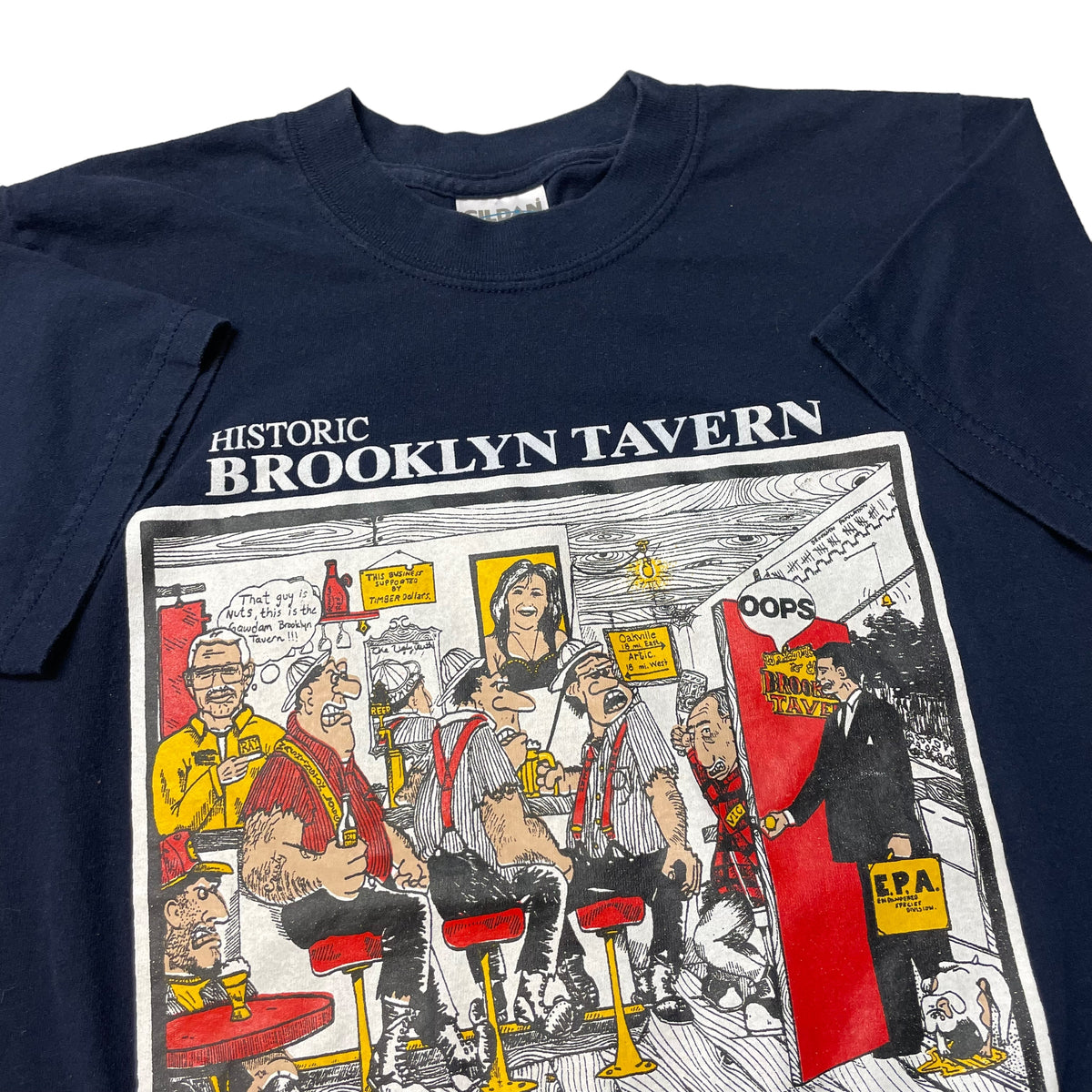 00’s ‘Brooklyn Tavern’ Monica Lewinsky Parody T-Shirt