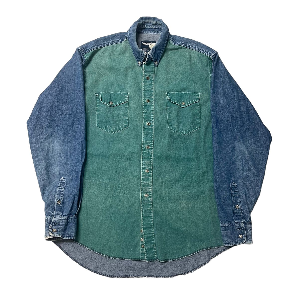 90’s Wrangler Two Tone Striped Shirt
