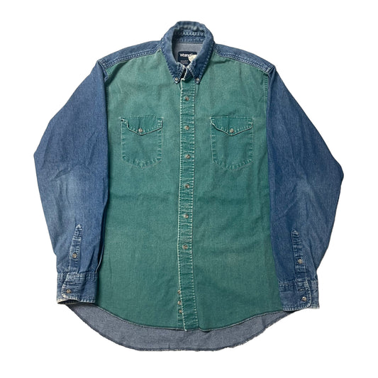 90’s Wrangler Two Tone Striped Shirt