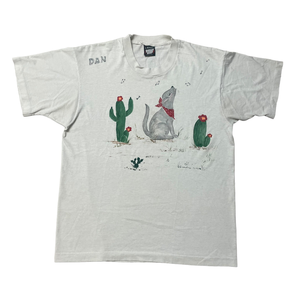 80’s Hand Painted Coyote T-Shirt