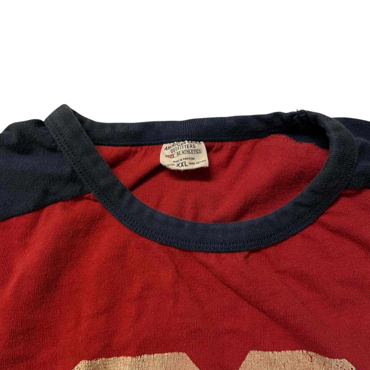00’s American Eagle Two Tone T-Shirt Red/Navy