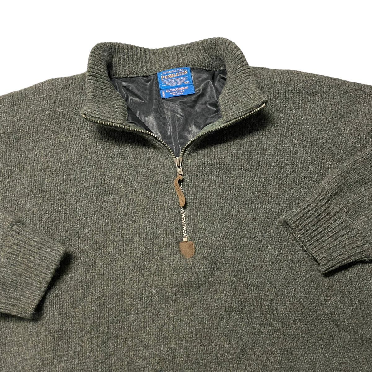 90’s Pendleton Wool Quarter Zip Pullover Jacket