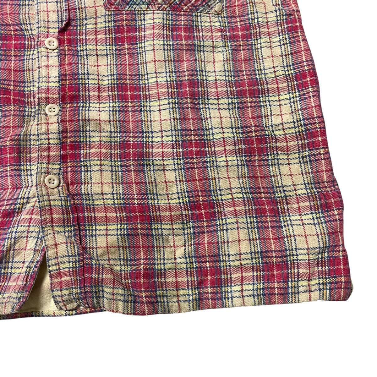 80’s Coming Attractions Cotton Lined Plaid Flannel Shirt