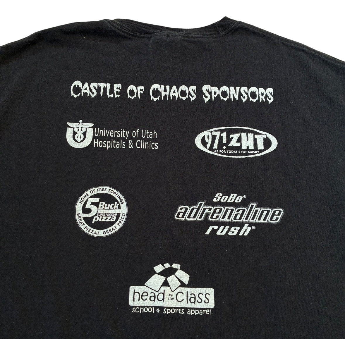 Castle of chaos haunted house T-shirt size xl