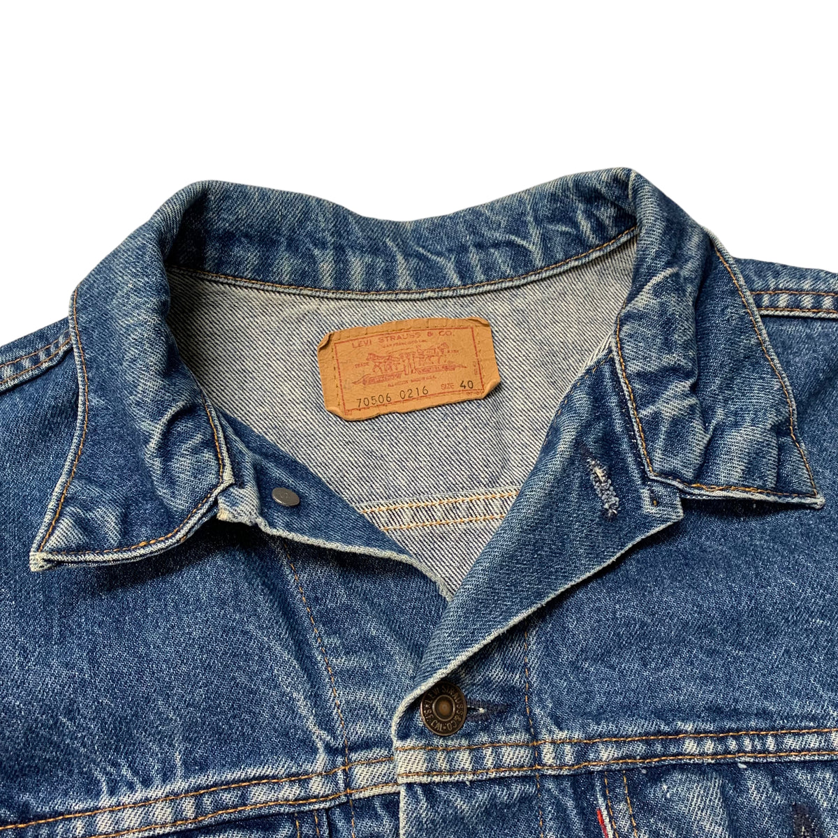 80’s Levi’s Yearbook Signed Trucker Jacket