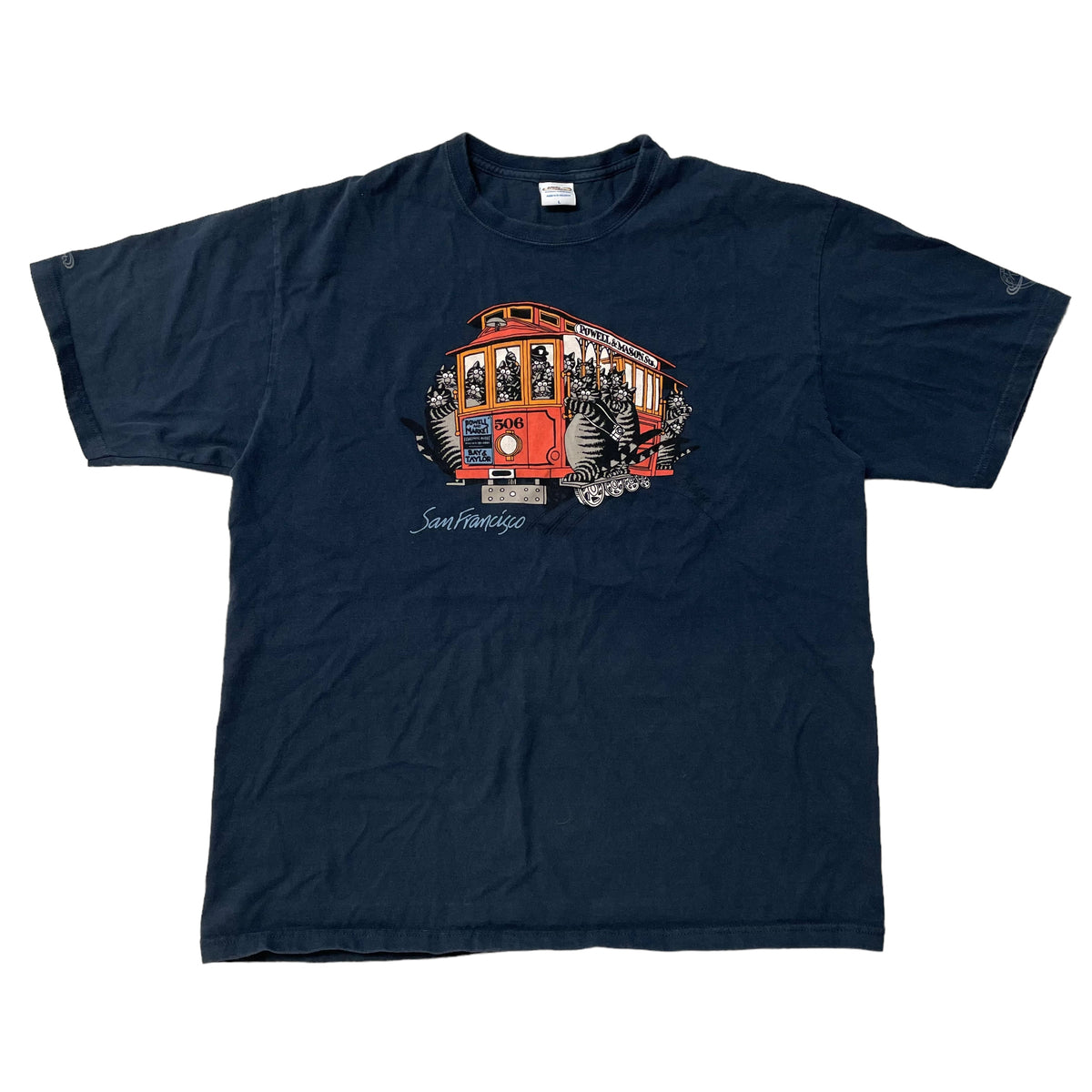 00’s ‘Cats in Trolly’ Crazy Shirt T-Shirt