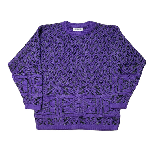 80’s Precious Knits Patterned Sweater