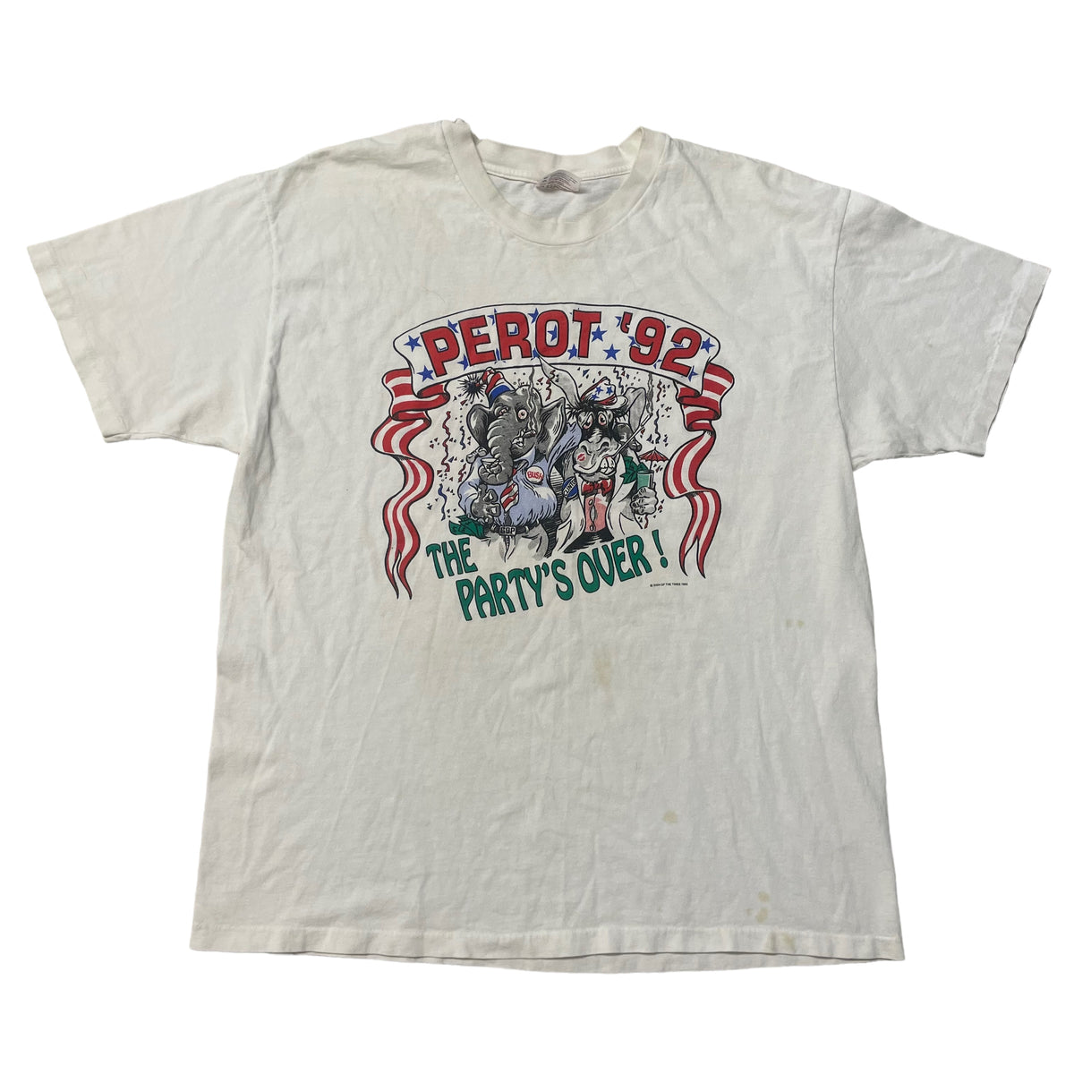 90’s Perot ’The Party’s Over’ T-Shirt