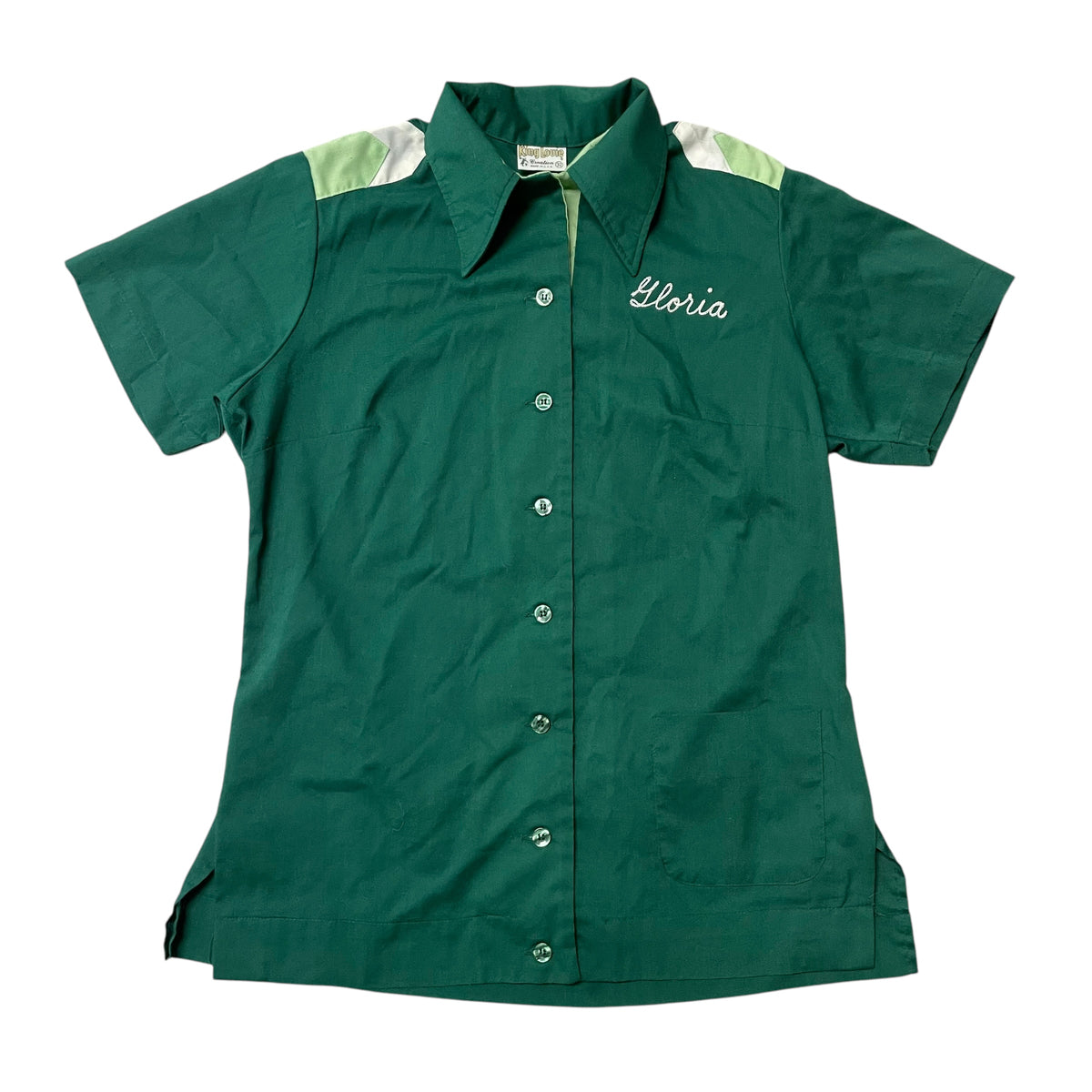 70’s King Louie Chainstitched ‘Gloria’ Bowling Shirt Women’s