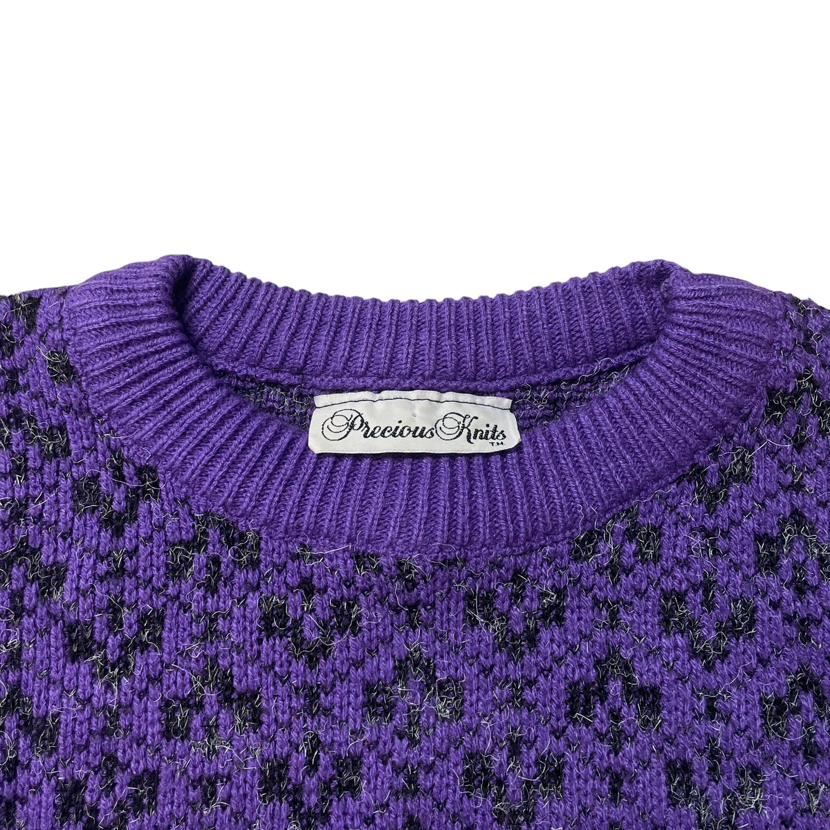 80’s Precious Knits Patterned Sweater