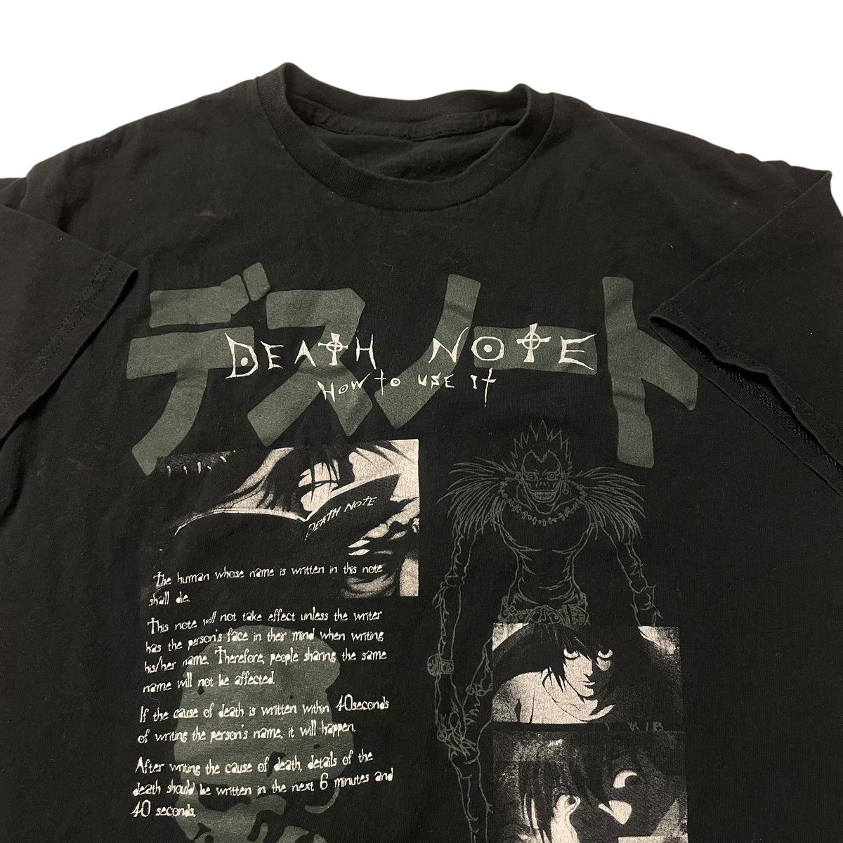 2010’s Death Note ‘How to Use It’ T-Shirt