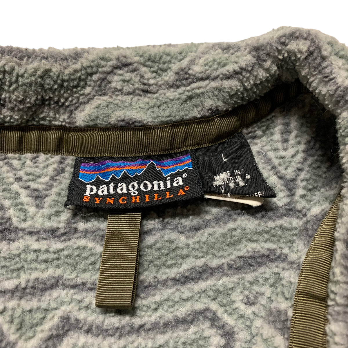 90’s Patagonia Synchilla T-snap ‘Switchback Sagebrush’ Pullover Fleece