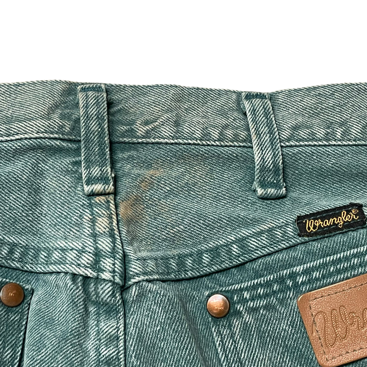 90’s Wrangler Patched Girl’s Jeans Green