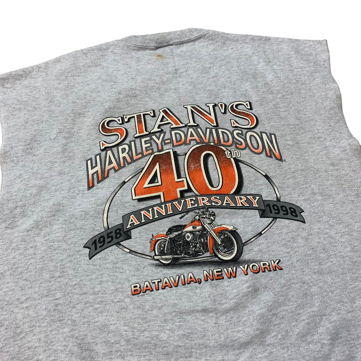 90’s ‘Harley Rules’ Sleeveless Sweatshirt