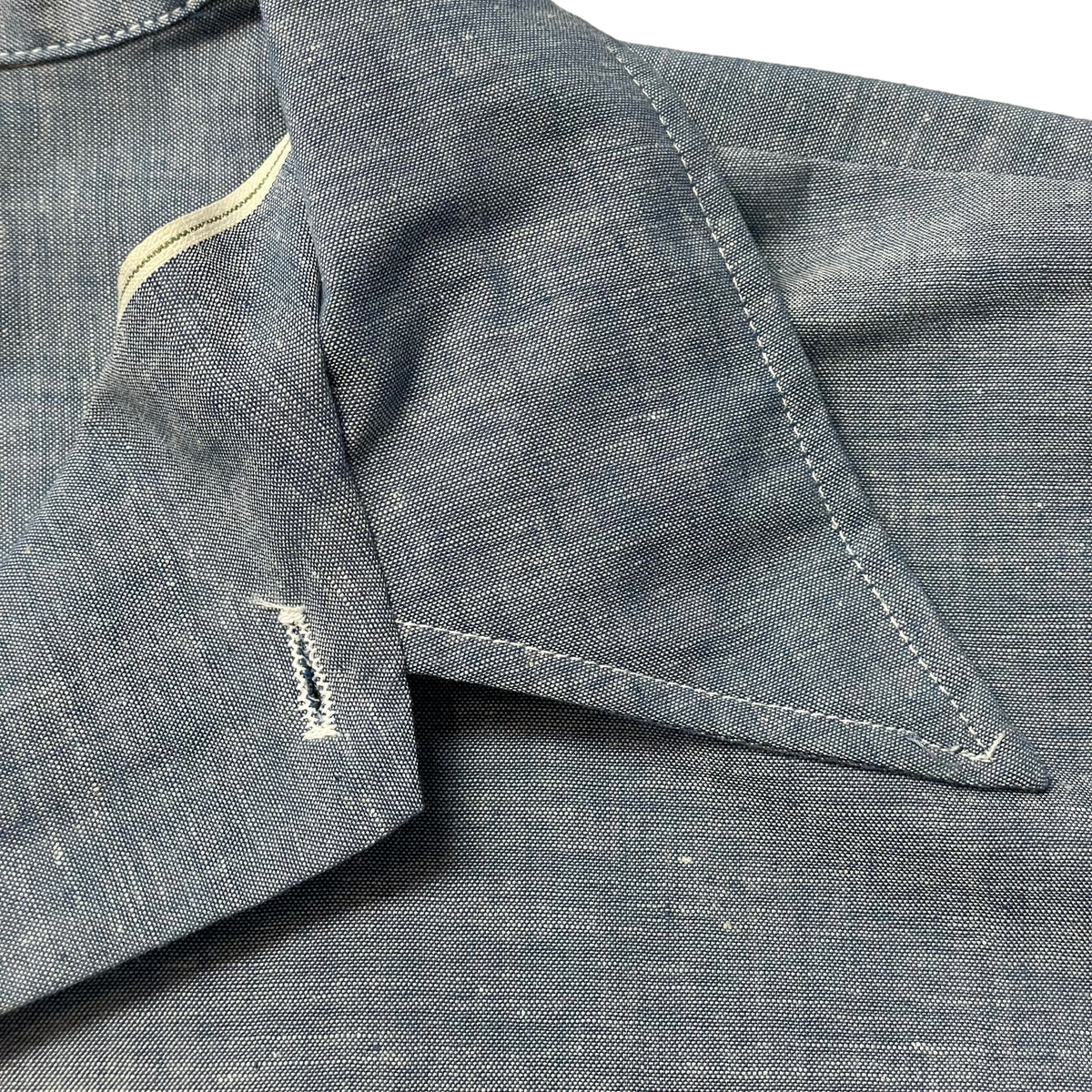 60’s Big Mac Selvedge Chambray Short Sleeve Work Shirt