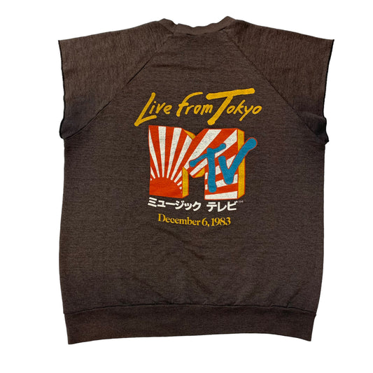 80’s MTV Tokyo Asia Sleeveless Band Sweatshirt