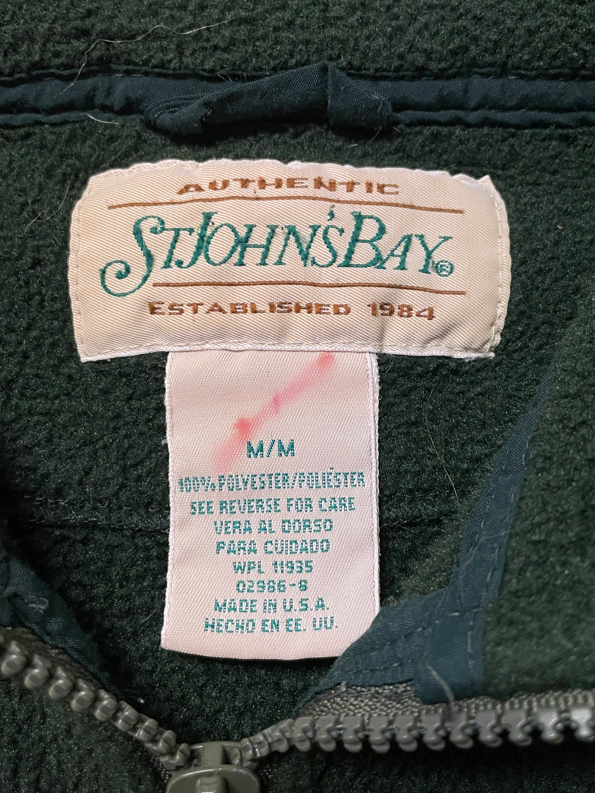 00’s St. John’s Bay Fleece Zip Up Jacket