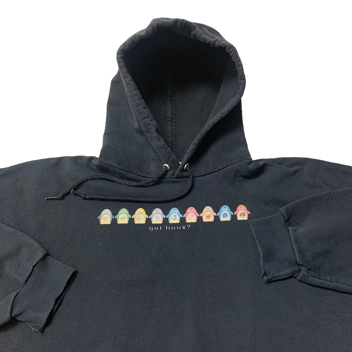 00’s Linux Hooded Sweatshirt Black