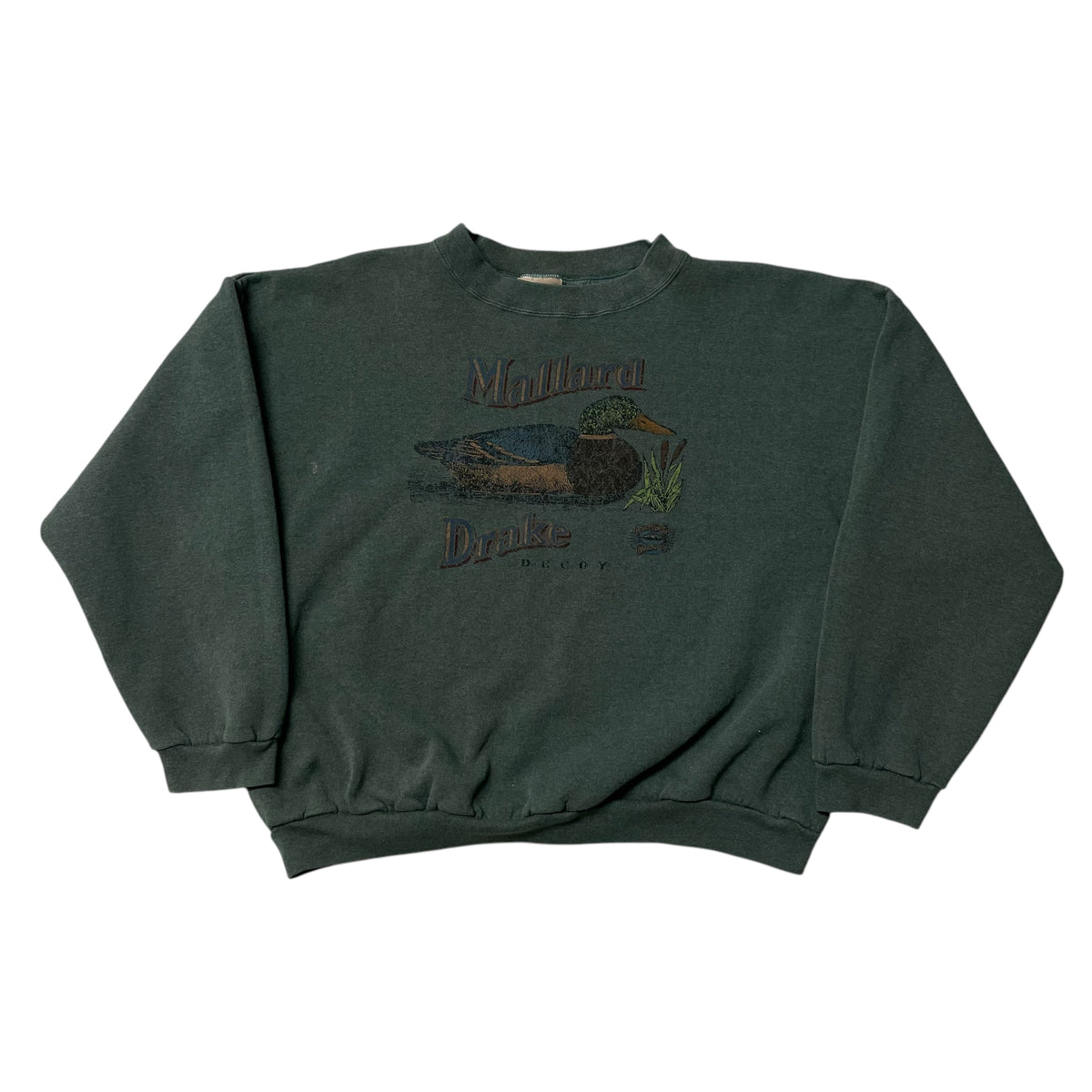 90’s Mallard Hunting Decoys Sweatshirt Green