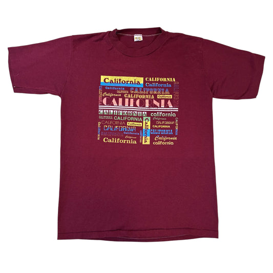 80s California Velva Sheen T-Shirt Medium