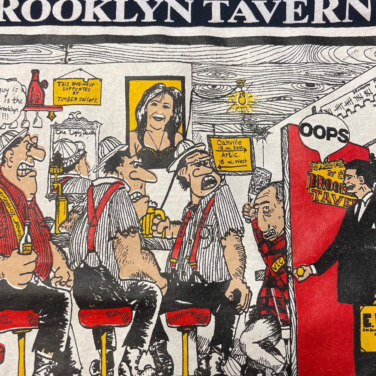 00’s ‘Brooklyn Tavern’ Monica Lewinsky Parody T-Shirt
